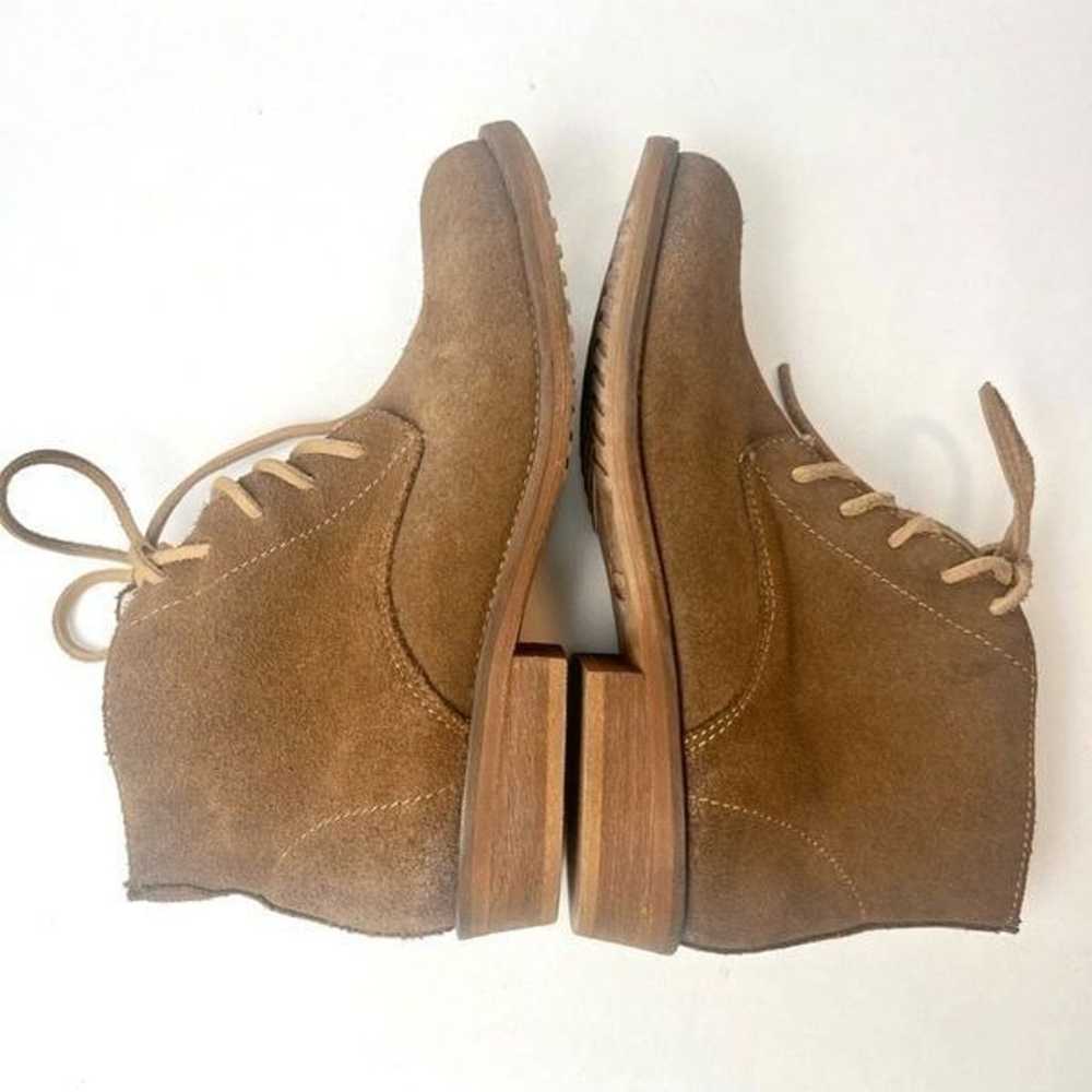 Gee Wawa Anthropologie Brown Suede Ankle Boots Bo… - image 8