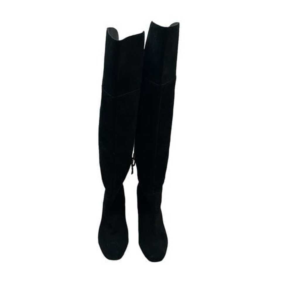 Franco sarto women’s black knee high chunky heele… - image 3