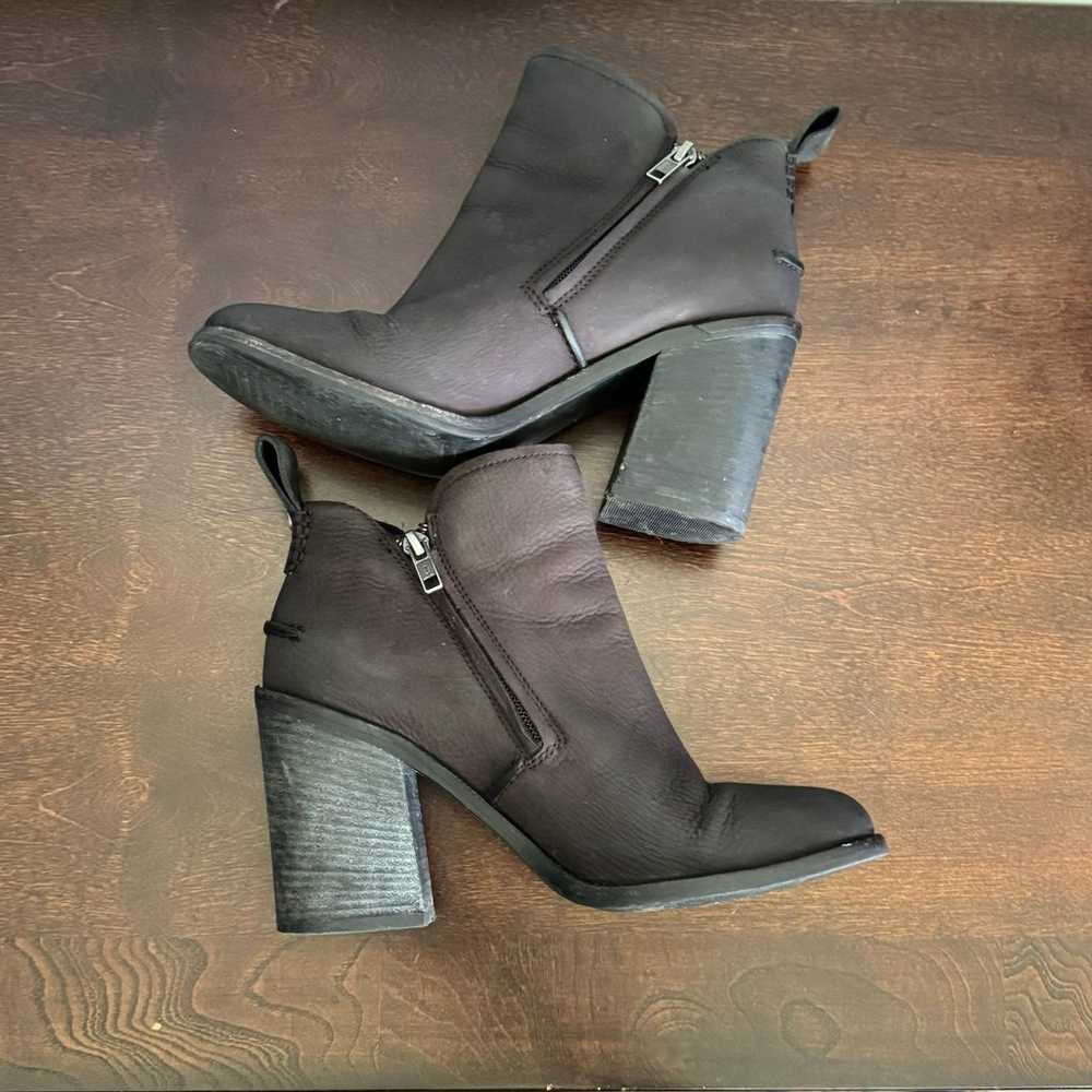 Ugg High Heeled Leather Pixley Western Ankle Boot… - image 5