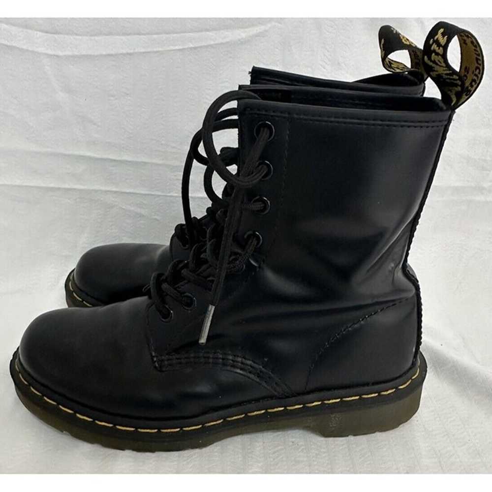 DR Martens Womens Size 7 1460W Smooth Leather Lac… - image 4