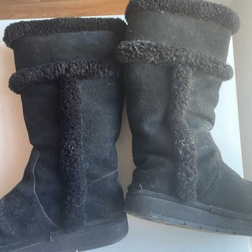 Michael Kors Boots sherpa lining Size 7-black - image 10