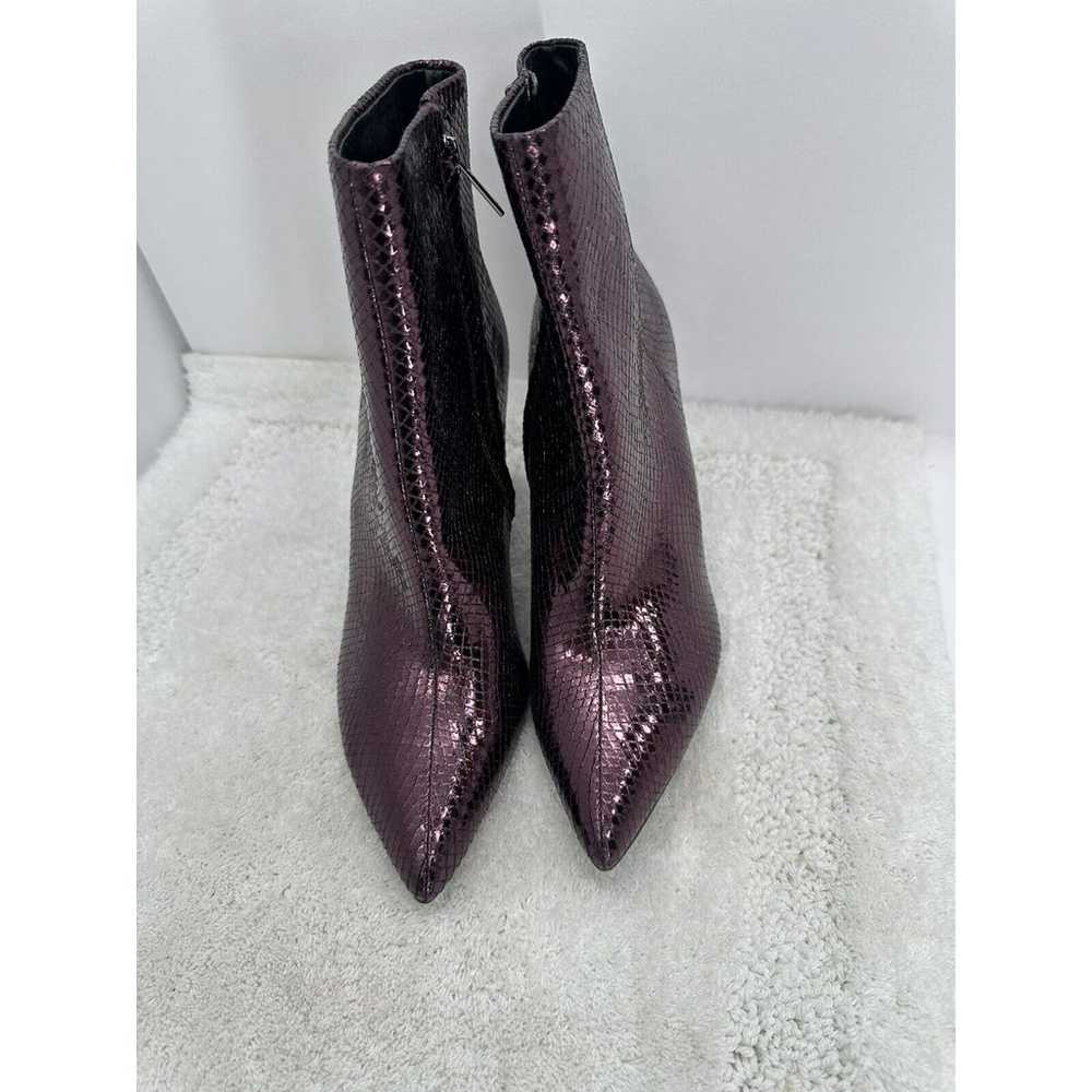 Marc Fisher LTD Ulani Pointy Toe Bootie Purple Si… - image 2