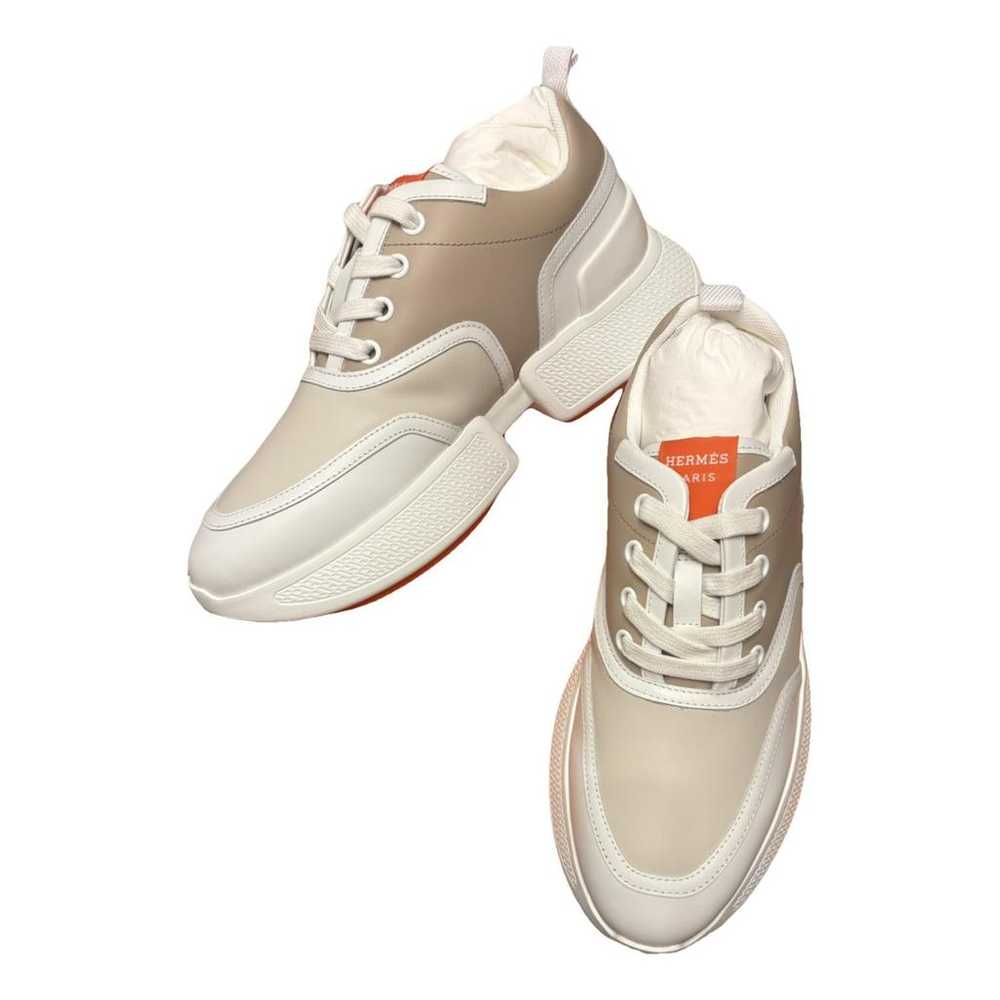 Hermès Leather trainers - image 1