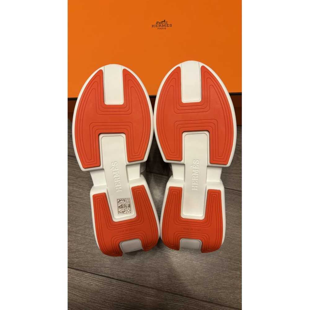 Hermès Leather trainers - image 5