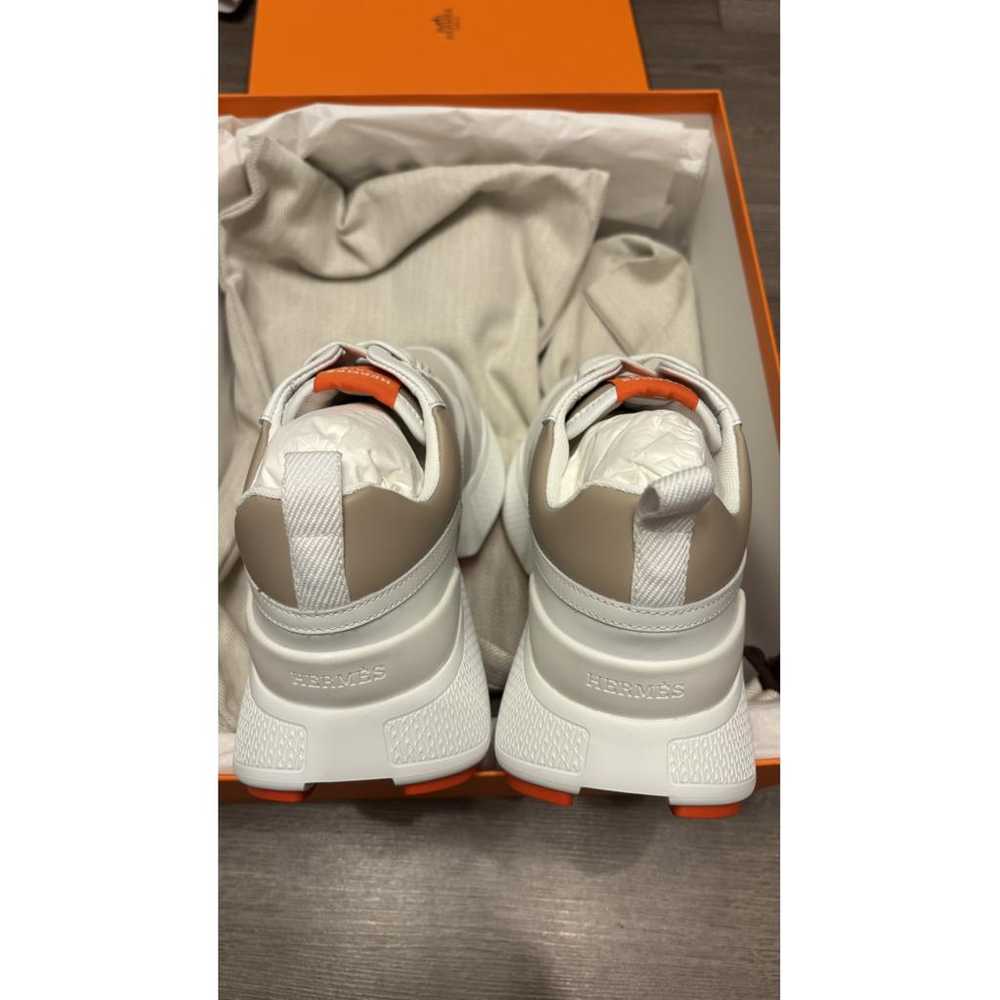 Hermès Leather trainers - image 8