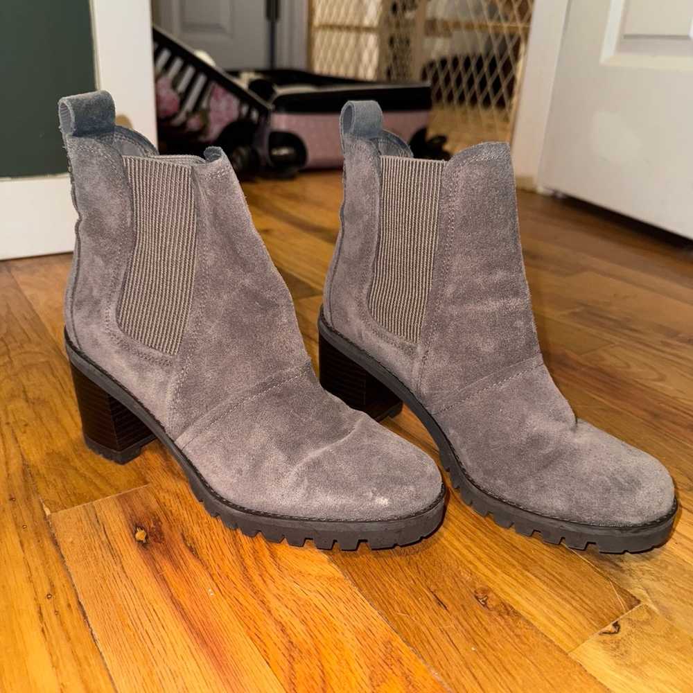 Gray suede Ugg booties - image 1