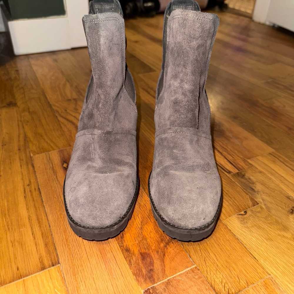 Gray suede Ugg booties - image 2