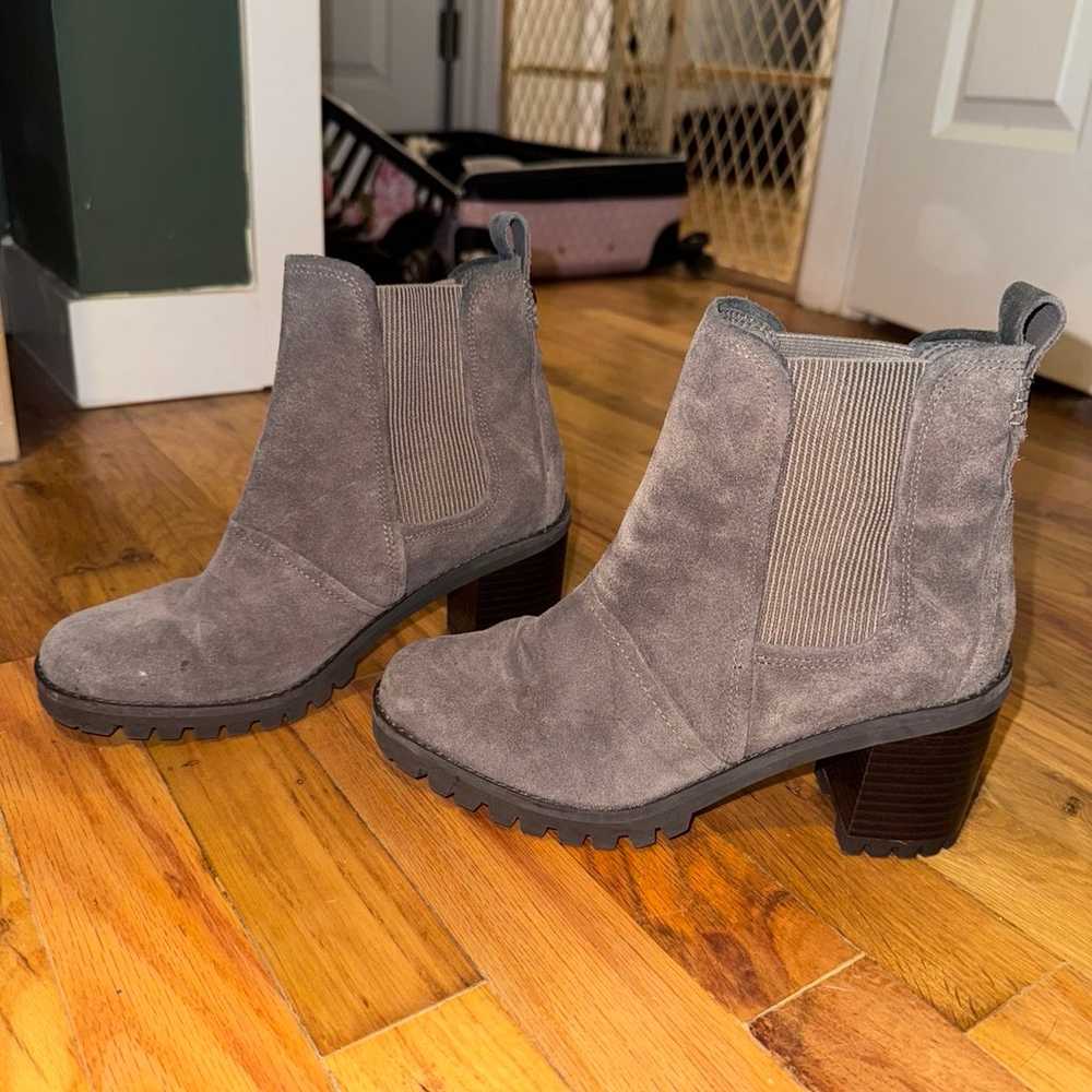 Gray suede Ugg booties - image 3