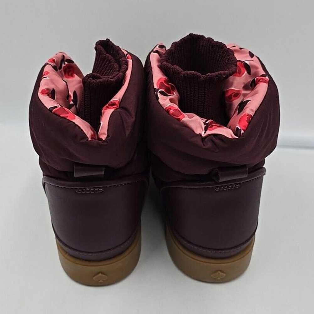 Kate Spade Cocoon Plum Pull On Warm Snow Boots Wo… - image 3