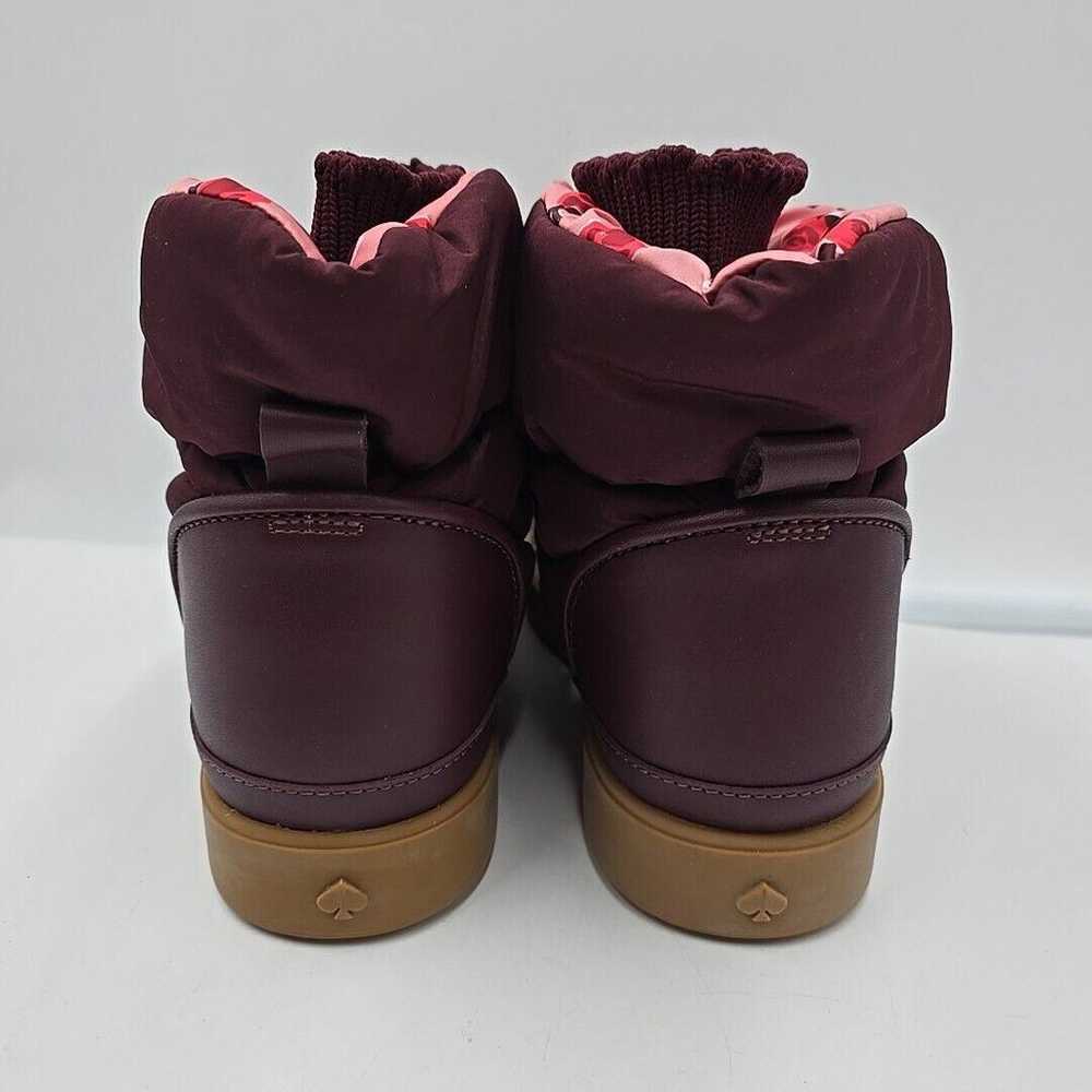 Kate Spade Cocoon Plum Pull On Warm Snow Boots Wo… - image 4