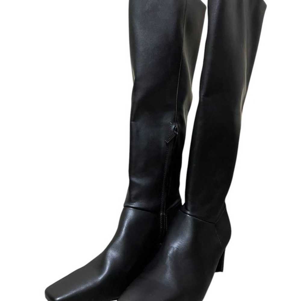 Like new Snidel long boots, black, size 24.5. - image 2