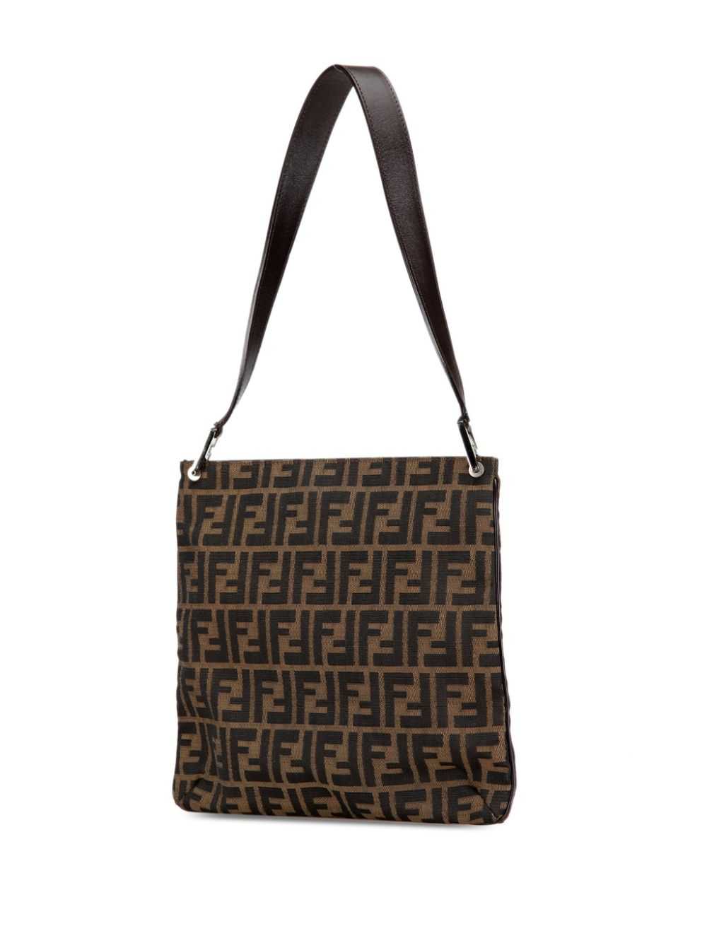 Fendi Pre-Owned 2000-2010 Zucca Canvas shoulder b… - image 3