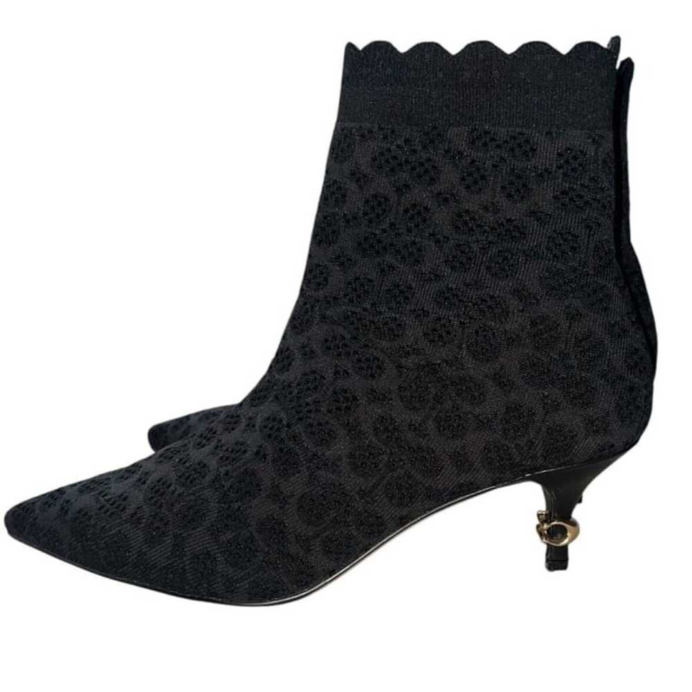 Coach Womens Jewel Knit Pointed Toe Booties Ankle… - image 3