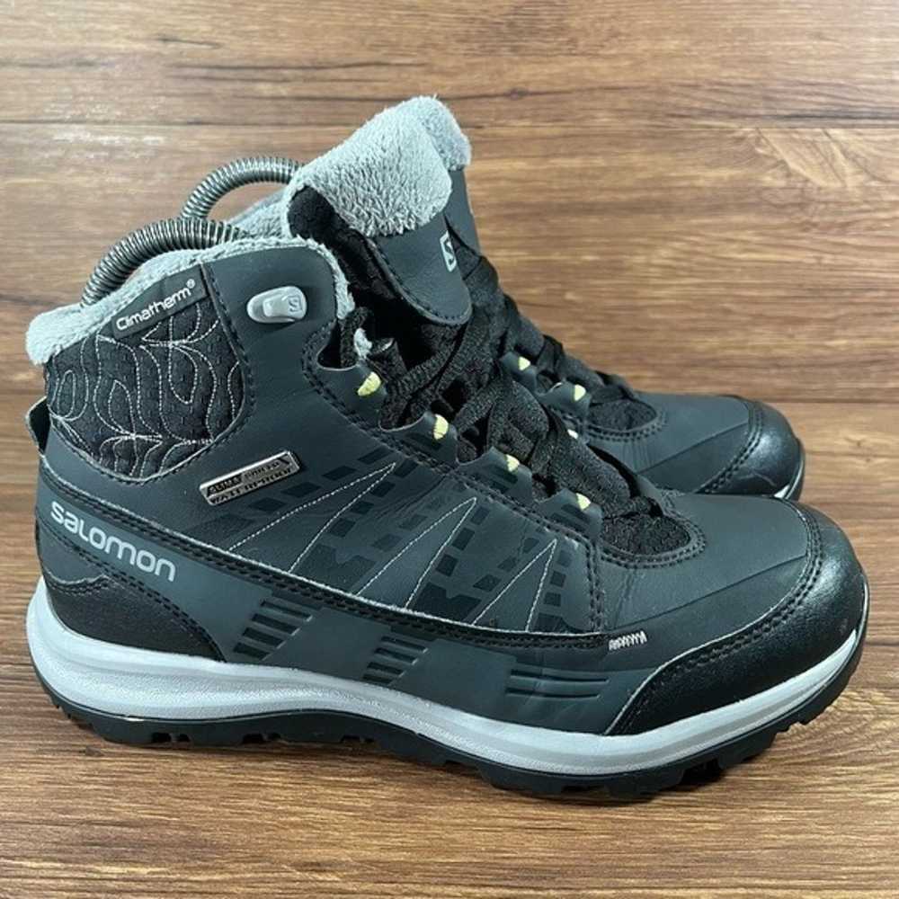 Salomon Kaina Black Waterproof Hiking Boots Women… - image 1