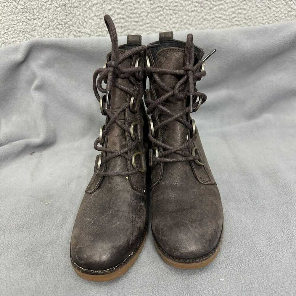 Sorel Cate Lace Up Leather Boots Size 8.5 Brown W… - image 3