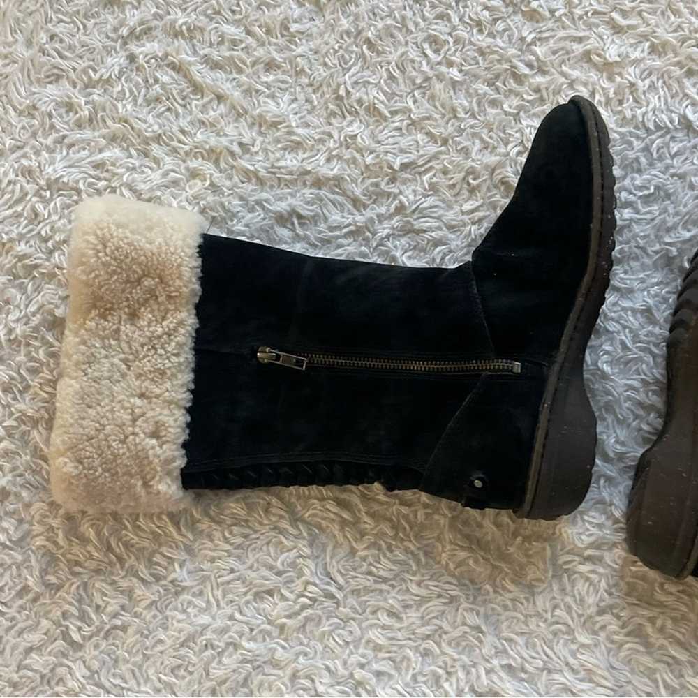 UGG Australia Karyn Black Cuff Sheepskin Boot - image 12