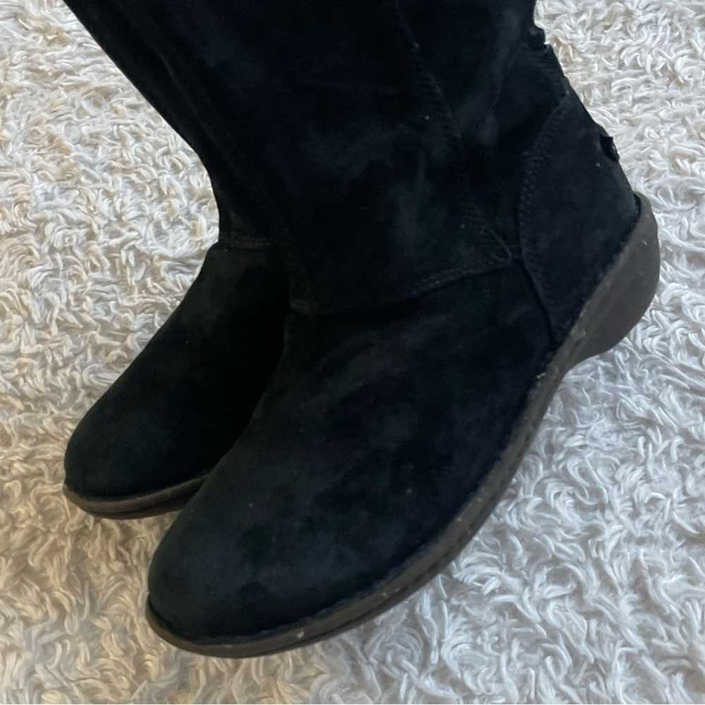 UGG Australia Karyn Black Cuff Sheepskin Boot - image 5