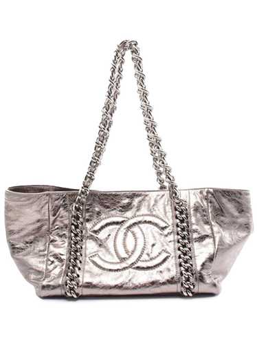 CHANEL Pre-Owned 2008-2009 Medium Metallic Calfski