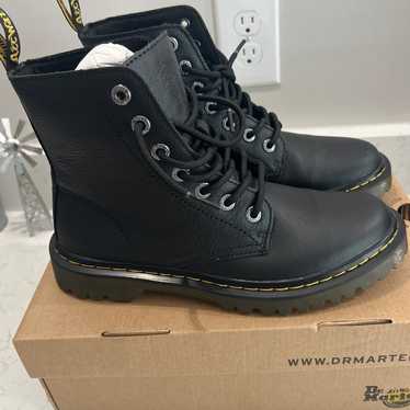 Dr Martens Luana Leather Combat Boot