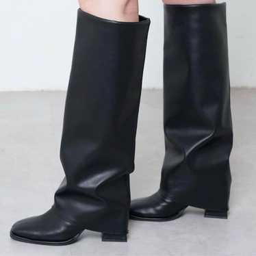 Chico Cover Long Over Boots Chico Long Boots Black