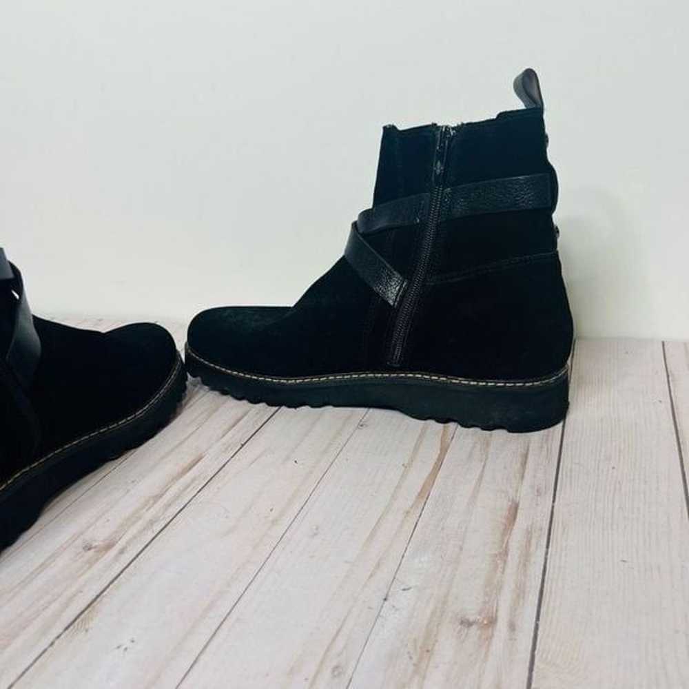 Donald J Pliner Suede Chelsea Boots Black - image 3