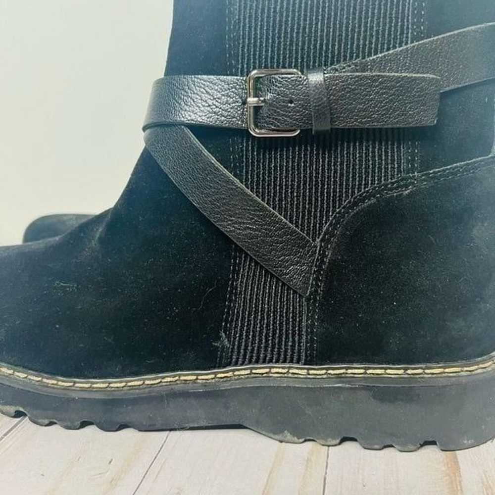 Donald J Pliner Suede Chelsea Boots Black - image 4