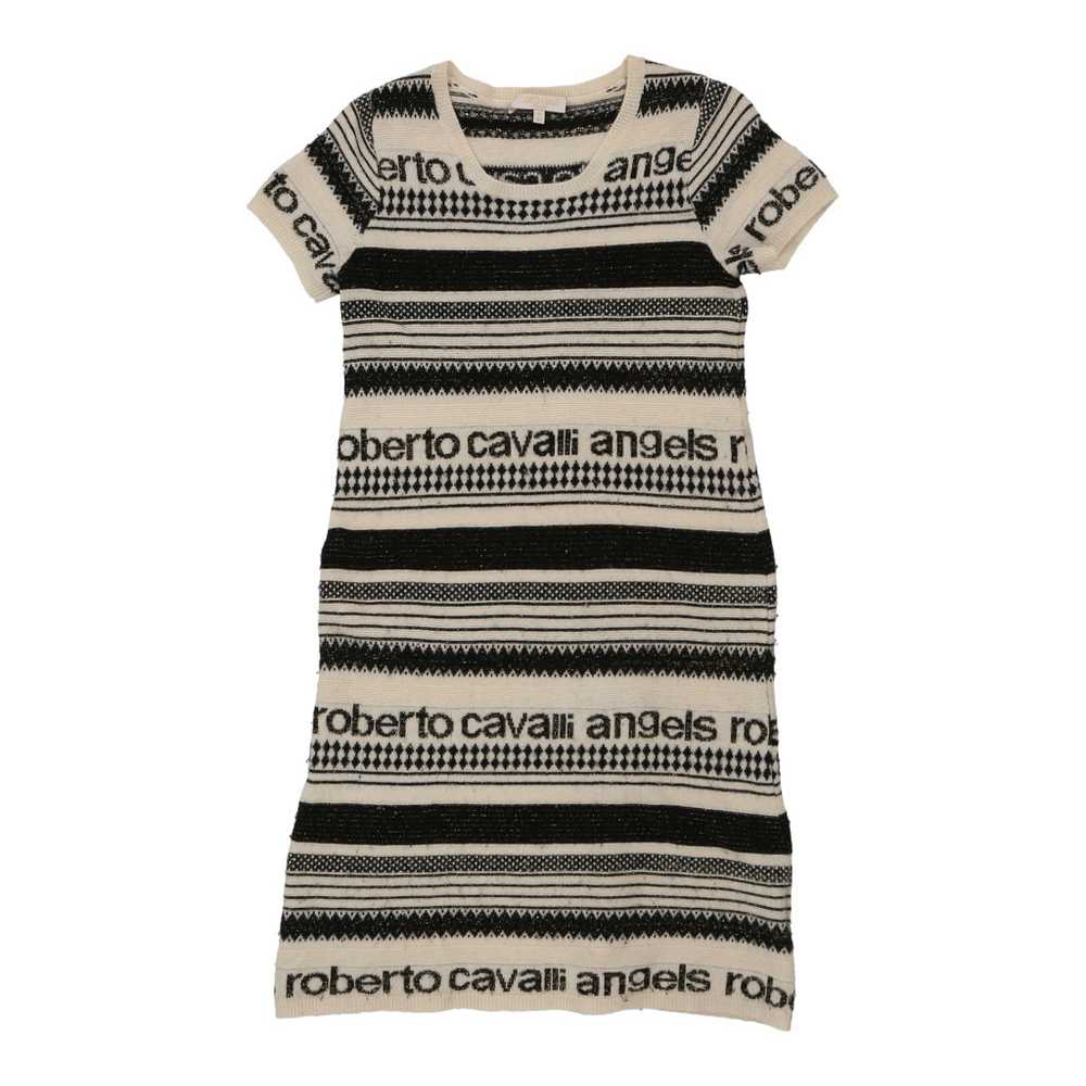 Roberto Cavalli Jumper Dress - Small Black & Whit… - image 1