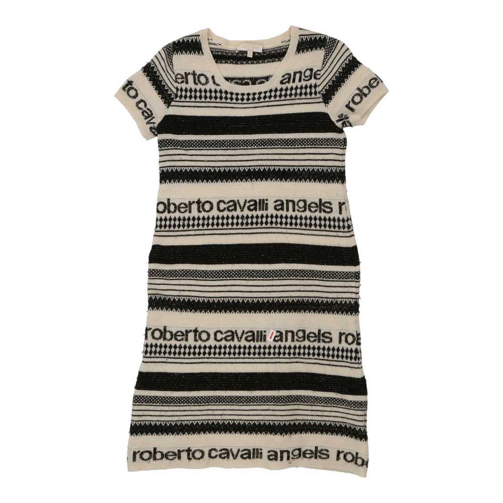 Roberto Cavalli Jumper Dress - Small Black & Whit… - image 3