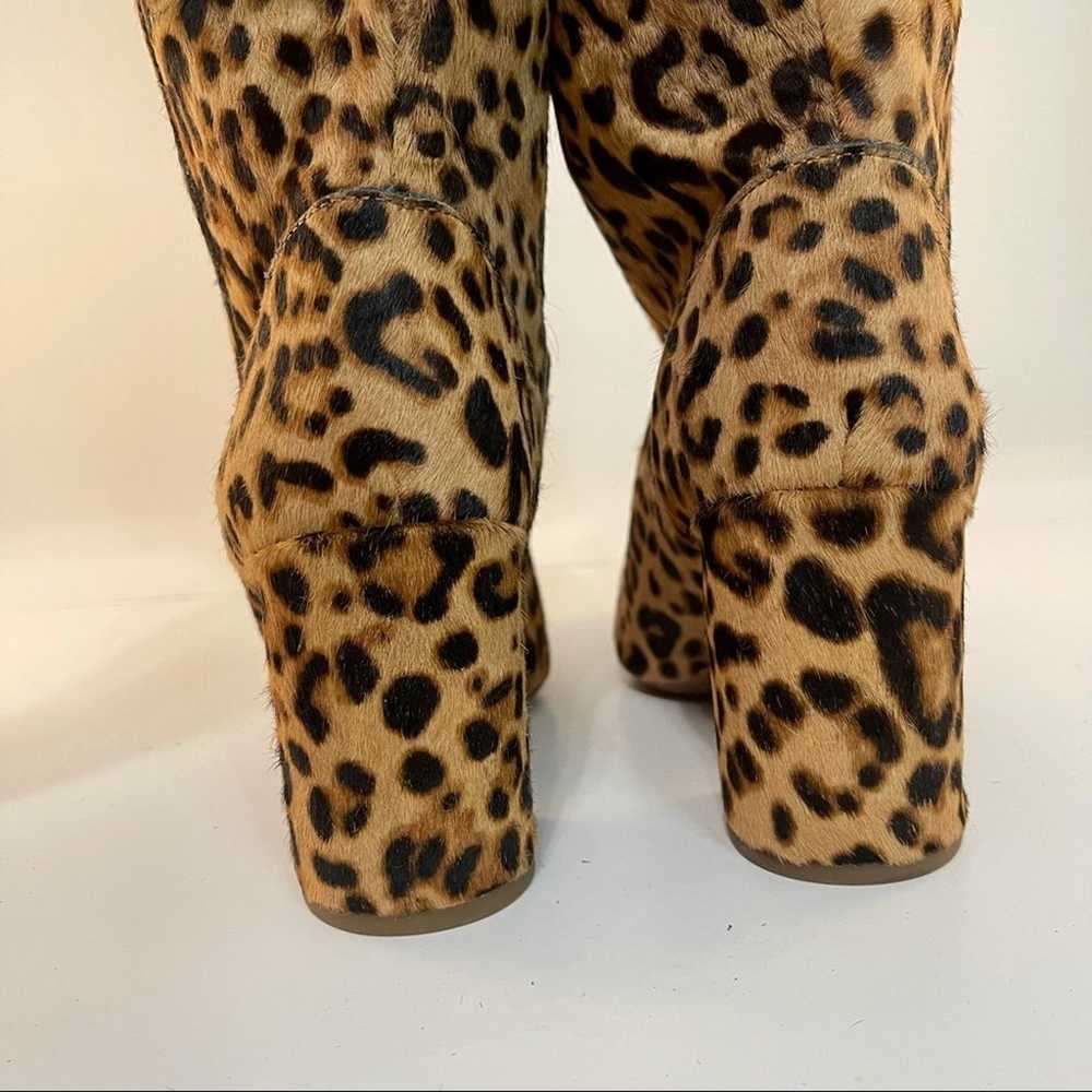 Gianni Bini Jellenia Calf Hair Leopard Print Knee… - image 7