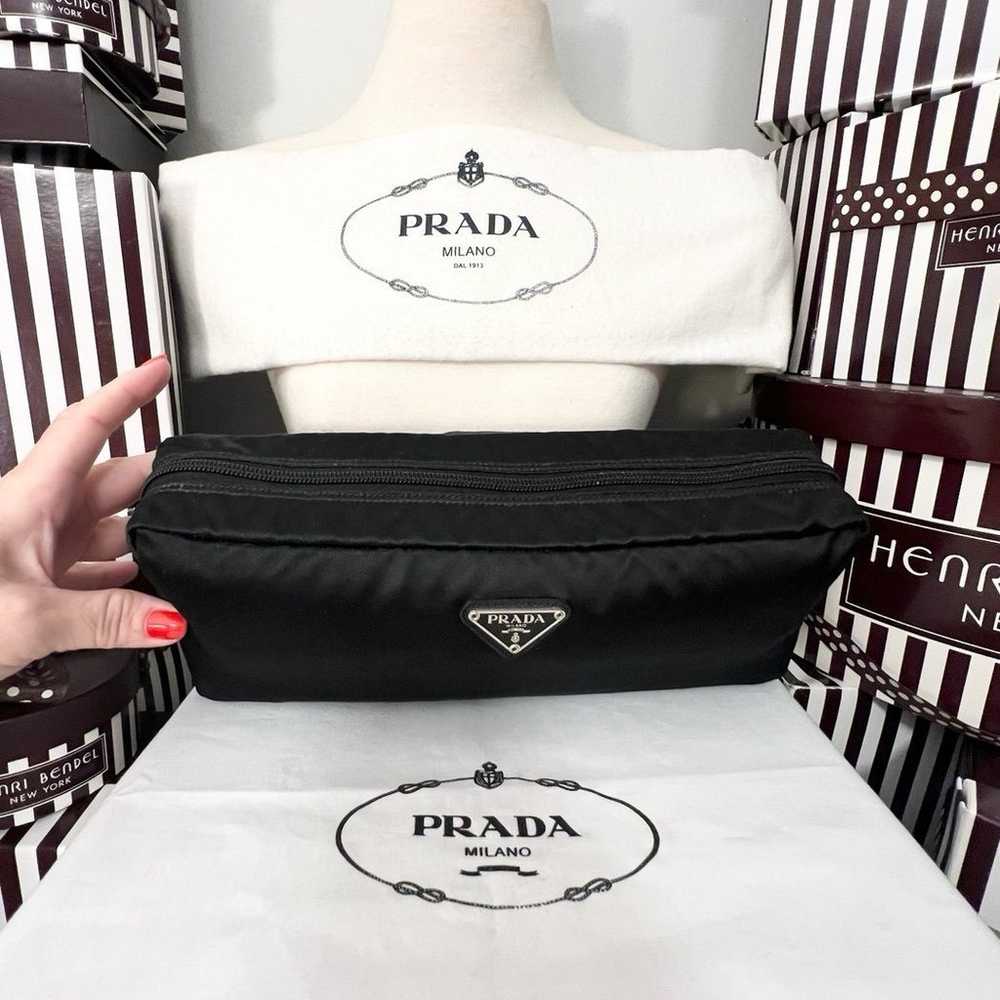 PRADA❤️TESSUTO HOBO COSMETICS TOTE/⭐️EVENING BAG! - image 5