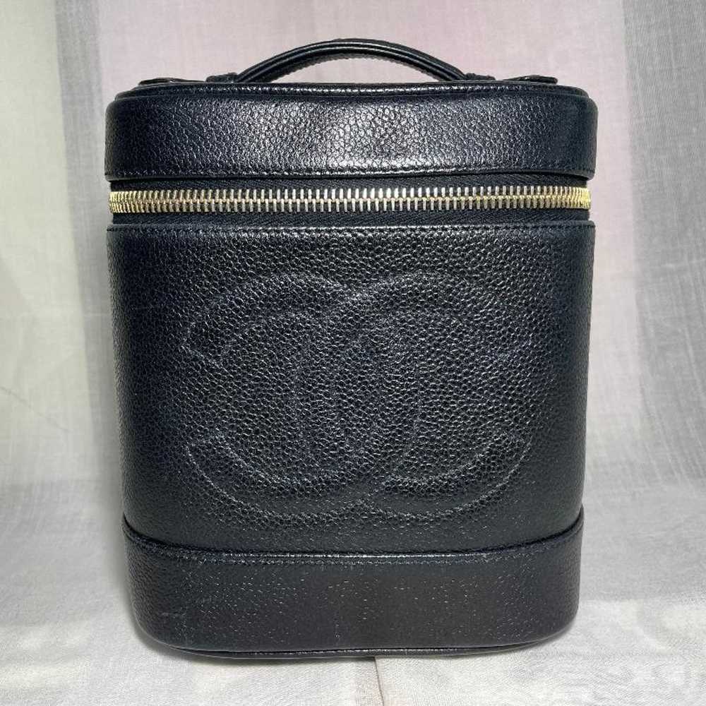 CHANEL Vanity Bag Top Handle Caviar Skin 79 - image 1