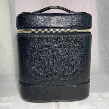 CHANEL Vanity Bag Top Handle Caviar Skin 79 - image 1