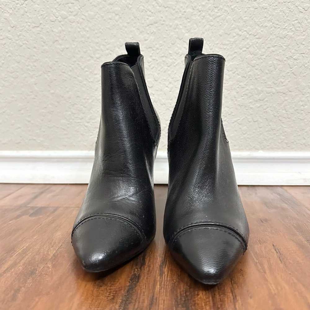 TORY BURCH Bernice Pointed Toe Ankle Boots Black … - image 4