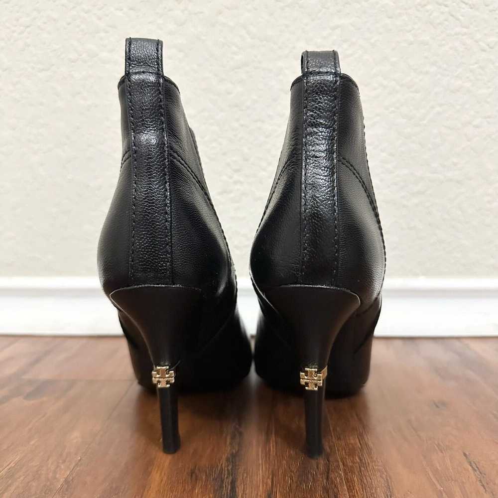 TORY BURCH Bernice Pointed Toe Ankle Boots Black … - image 6