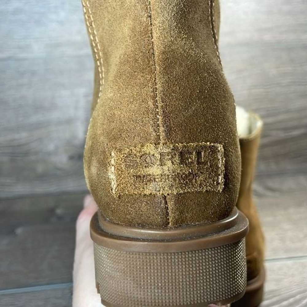 Sorel Phoenix Short Lace Waterproof Tan Suede Wom… - image 11