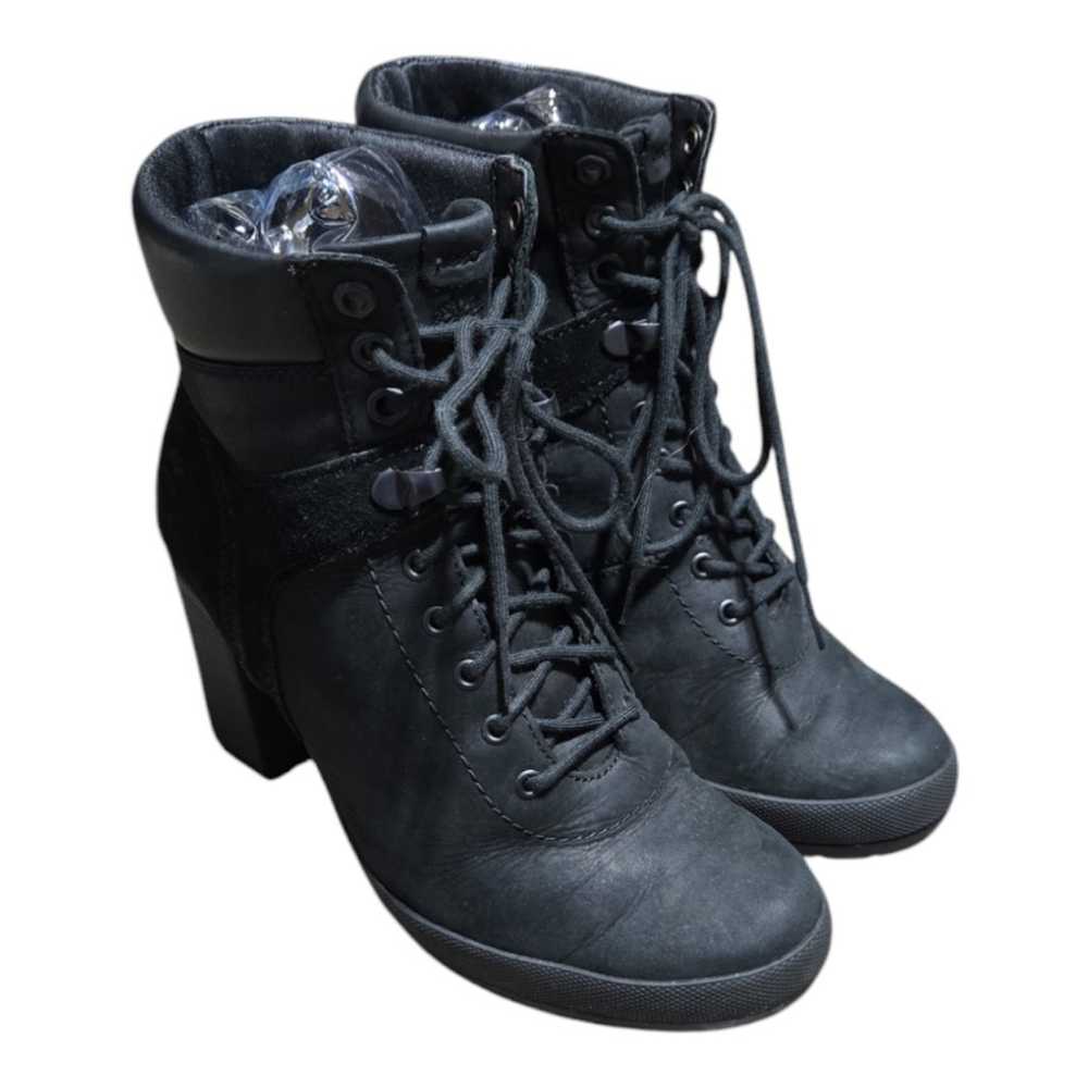 Timberland Camdale Boots Black Heeled Bootie A1KD… - image 1