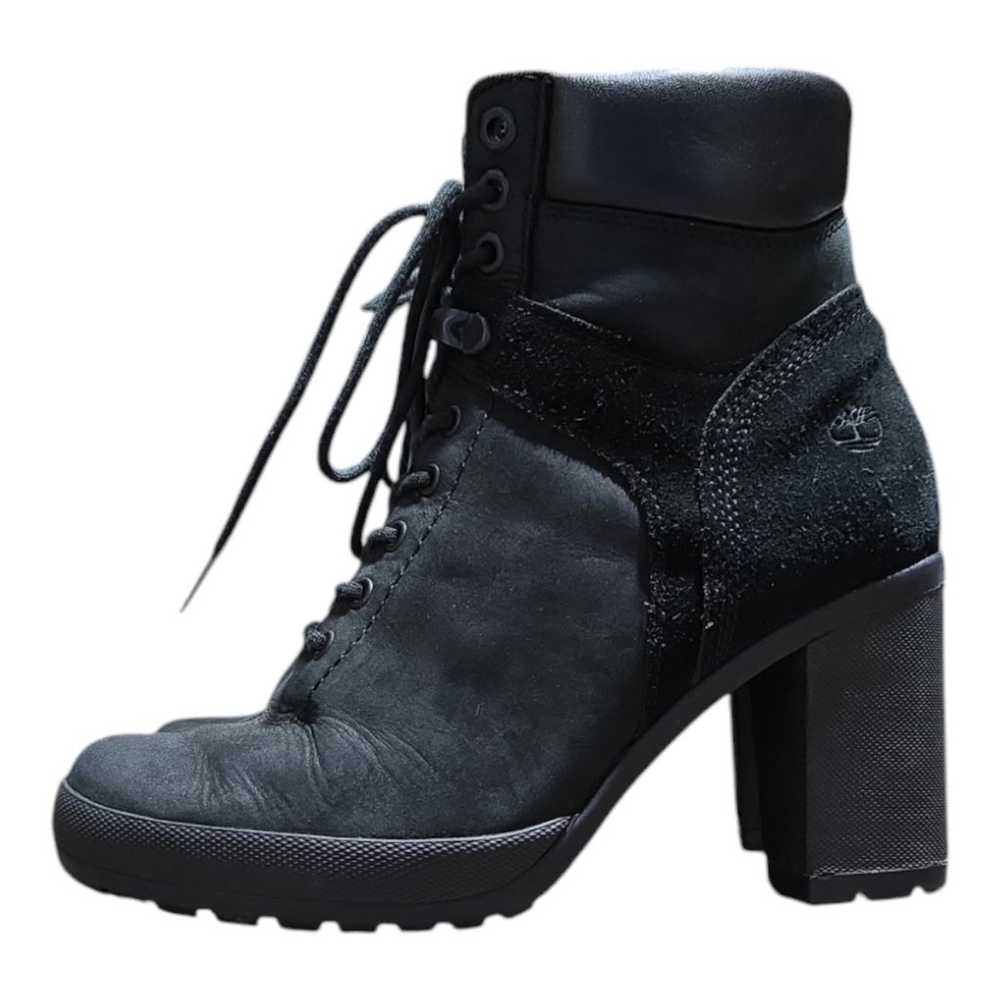 Timberland Camdale Boots Black Heeled Bootie A1KD… - image 5