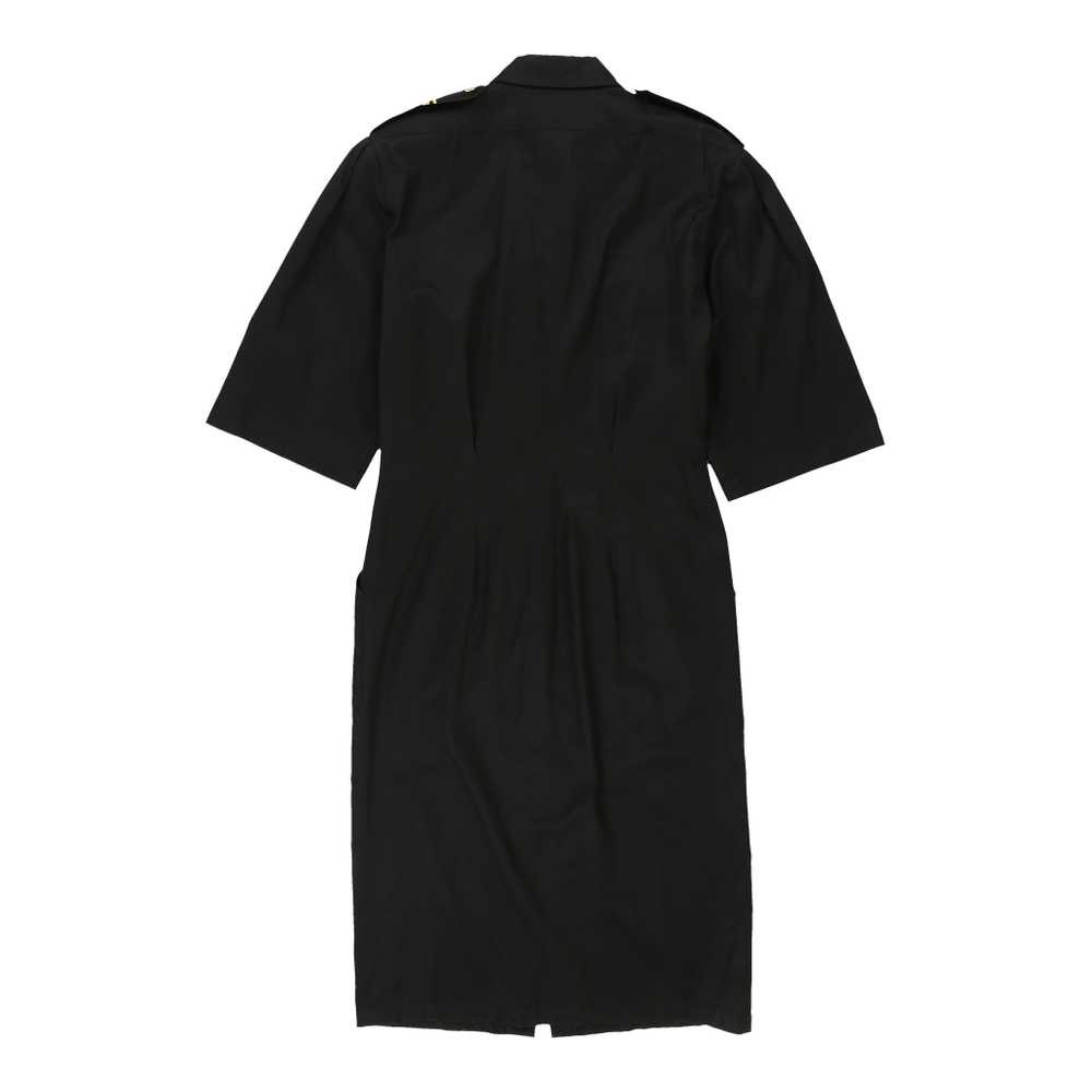 Les Copains Shirt Dress - Medium Black Cotton - image 2