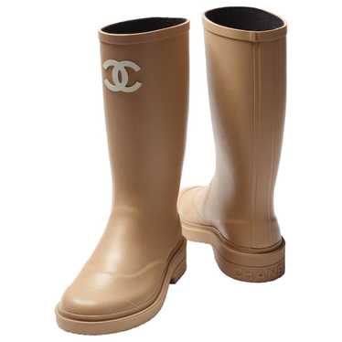 Chanel Wellington boots