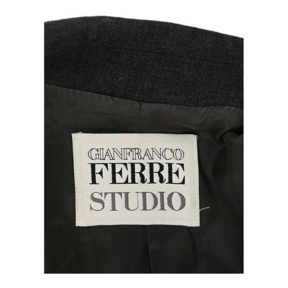 Gianfranco Ferre Studio Jacket - Medium Black Cot… - image 3