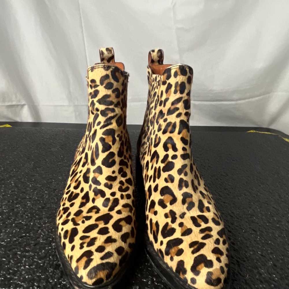 Coach Chelsea Ankle Boot Size 8 Leopard Print - image 2