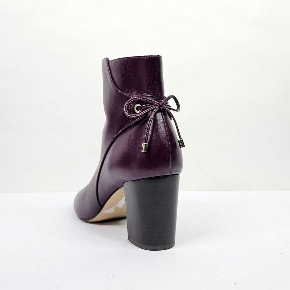 Talbots Purple Ankle Booties With Bow - image 10