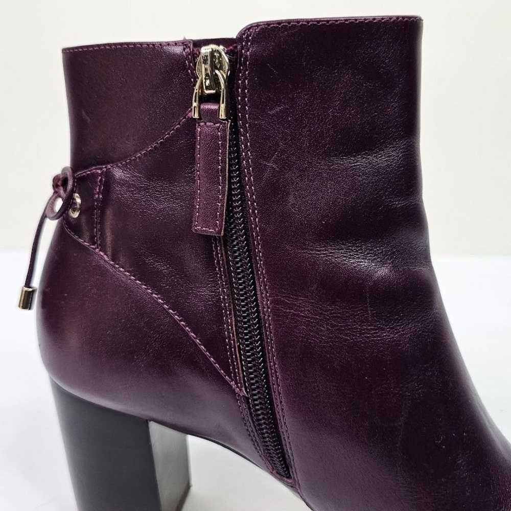 Talbots Purple Ankle Booties With Bow - image 6