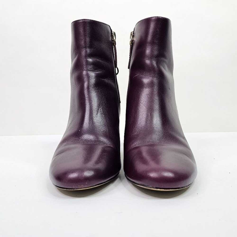 Talbots Purple Ankle Booties With Bow - image 7