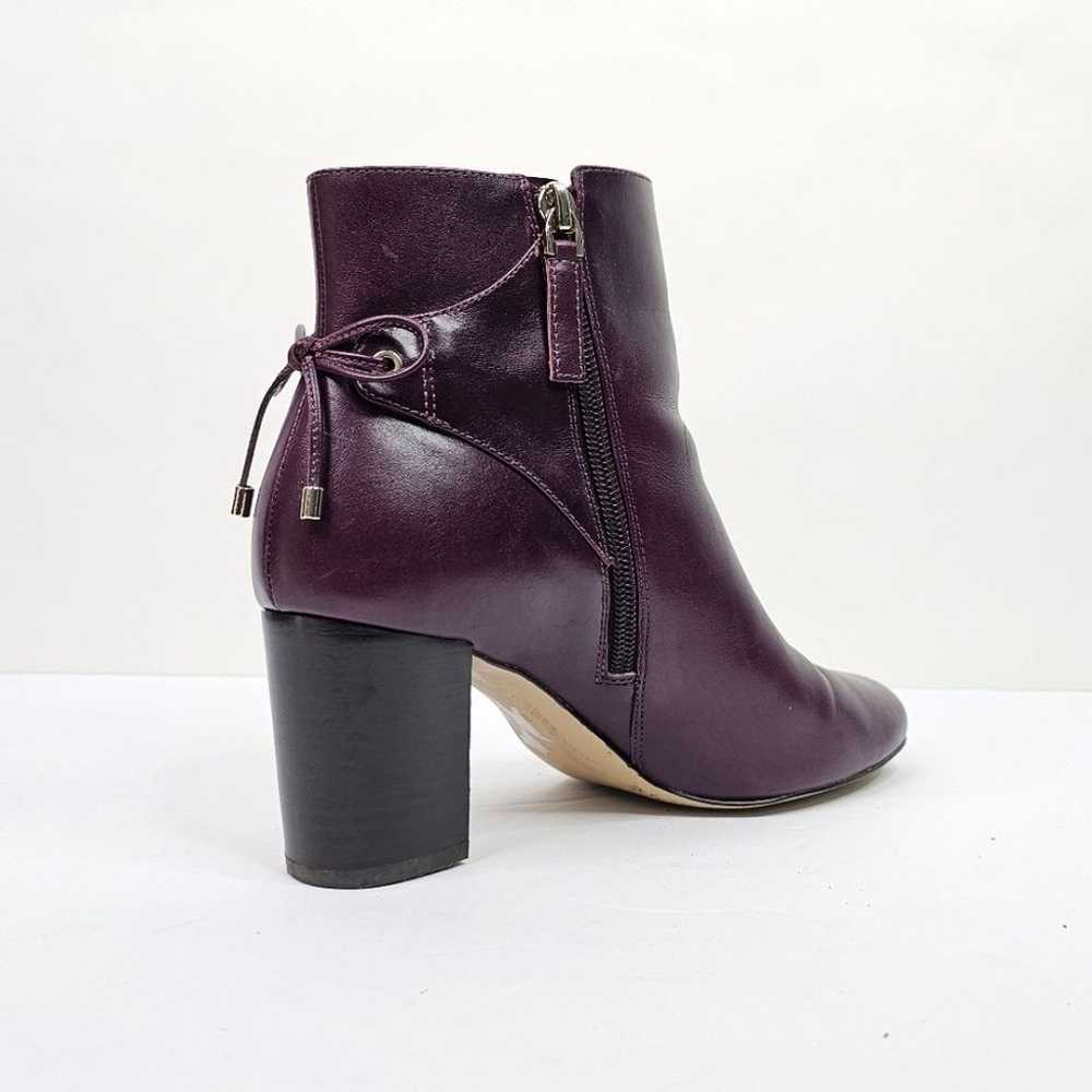 Talbots Purple Ankle Booties With Bow - image 9