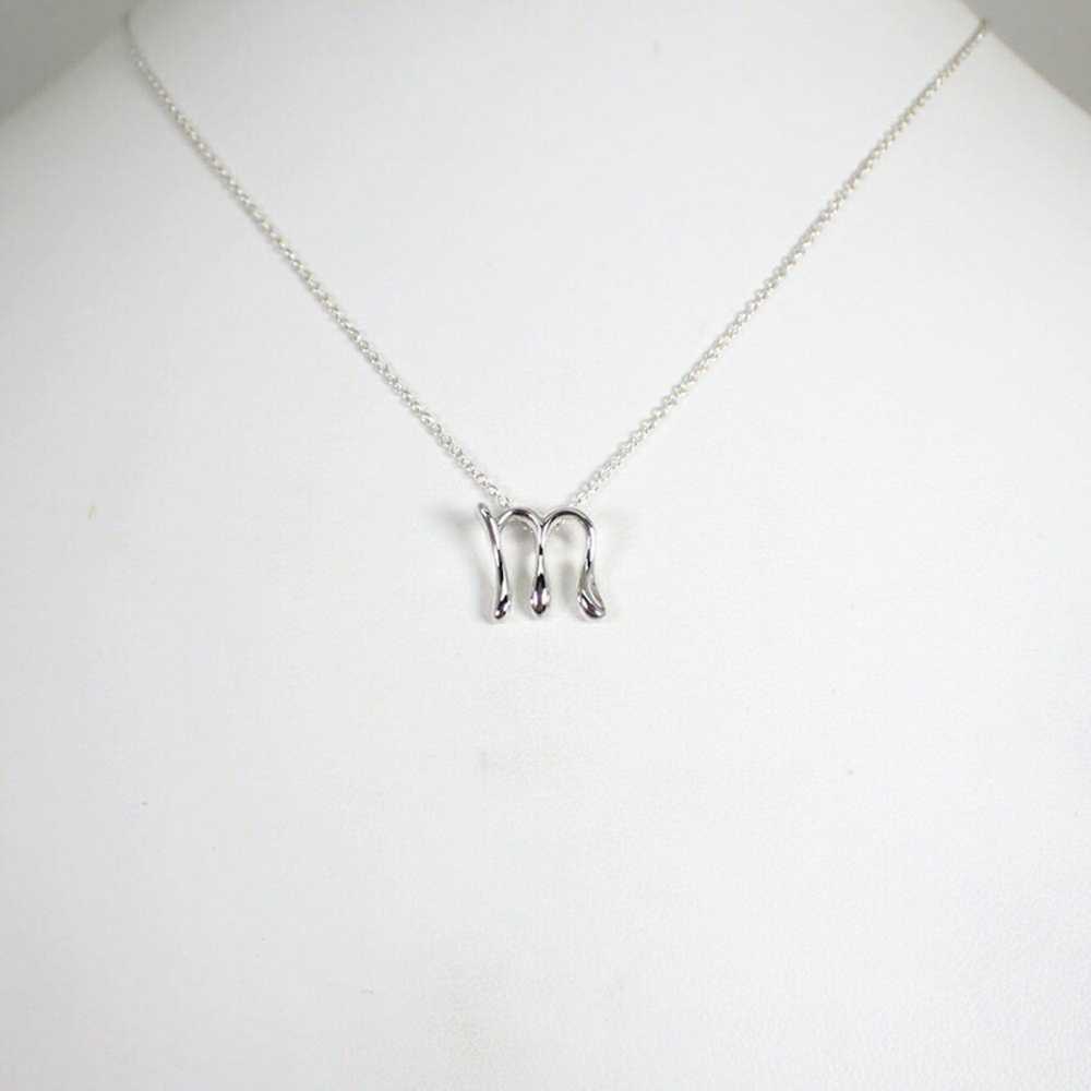 Tiffany & Co. TIFFANY 925 Initial M Pendant Neckl… - image 3