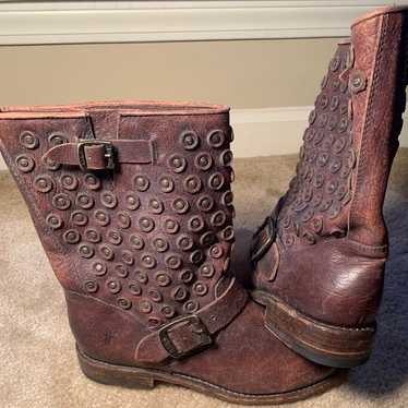 Distressed Frye Boots