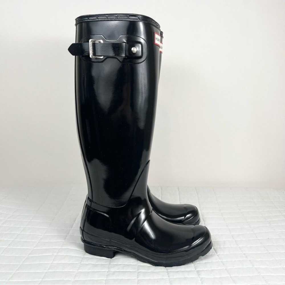 Hunter Women's Original Tall Gloss Rain Boots in … - image 7