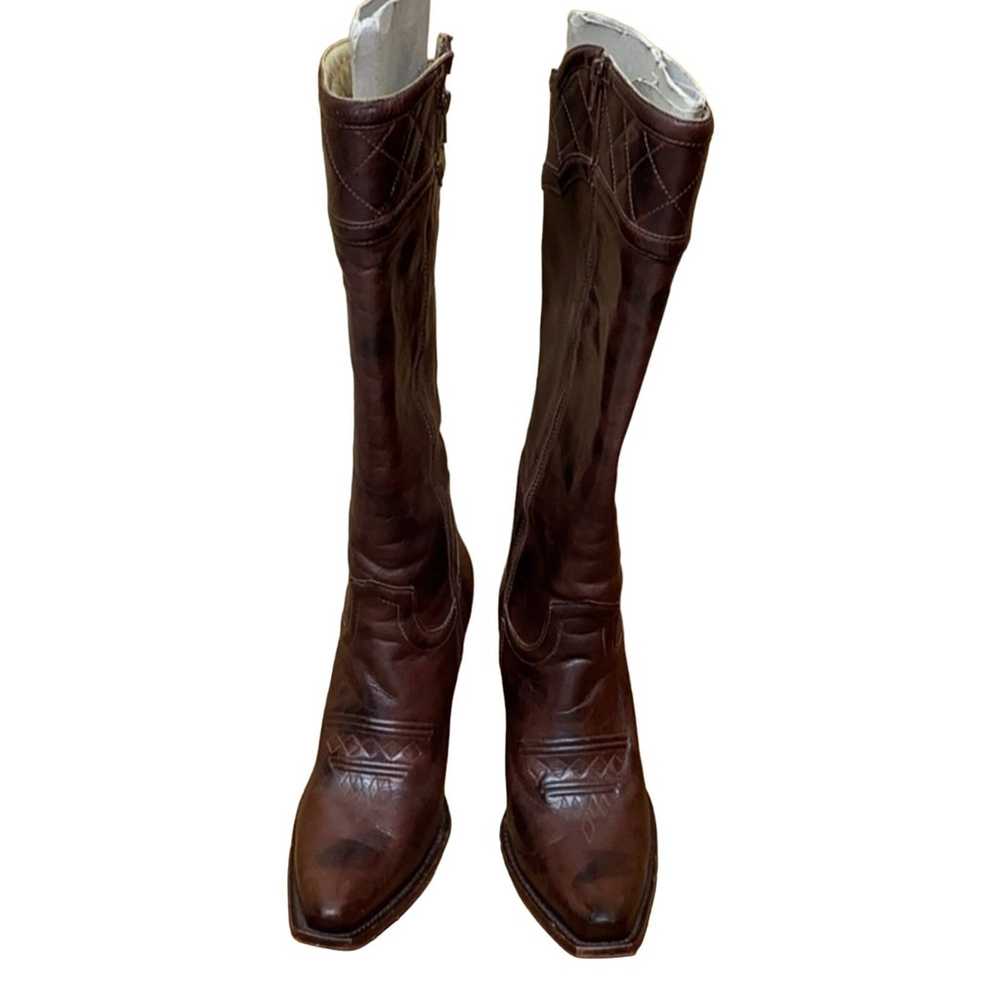 Charlie Horse Snip Toe Cowgirl Boots 7B - image 6