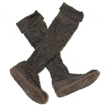 Rare UGG Over The Knee Twisted Knit Boots